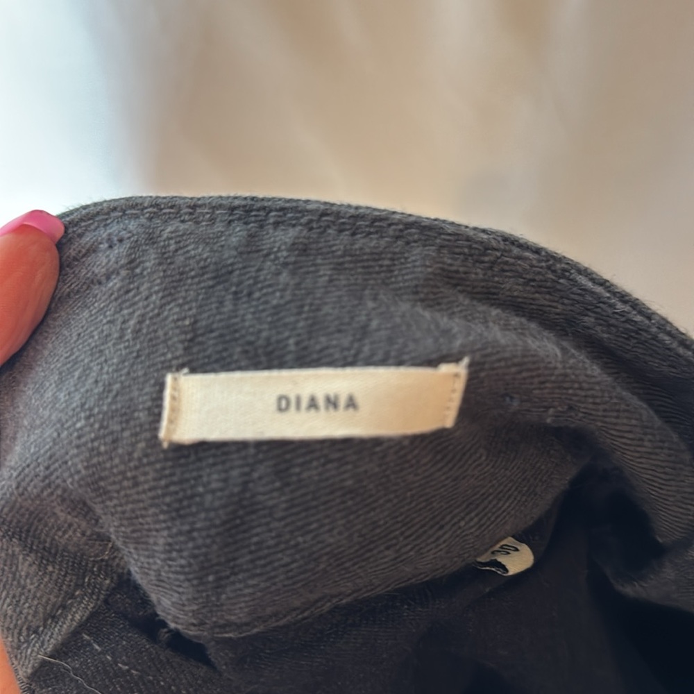 Imogene And Willie Diana Pleated High Rise Straight Black Selvage Denim. Sz 30. - Picture 10 of 13